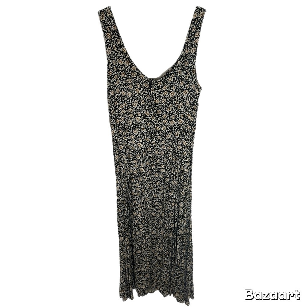 Vintage Floral Fit & Flare Coastal Cowgirl Midi Dress​ - Picture 3 of 13